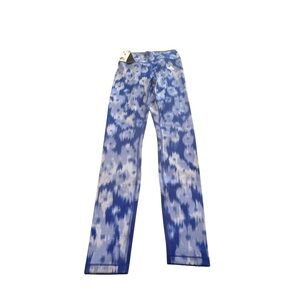 Adidas Blue Tie-Dye Flare Leggings